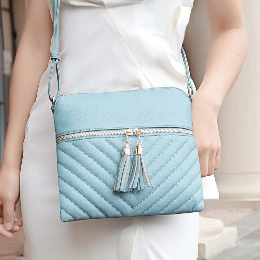 MKF Collection by Mia K. - Winnie Quilted Crossbody