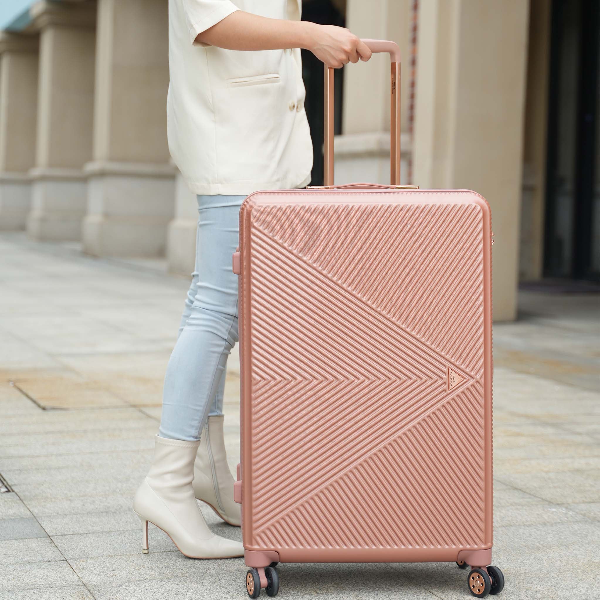 MKF Collection by Mia K. - Felicity Spinner Luggage Set - Large and X-Large