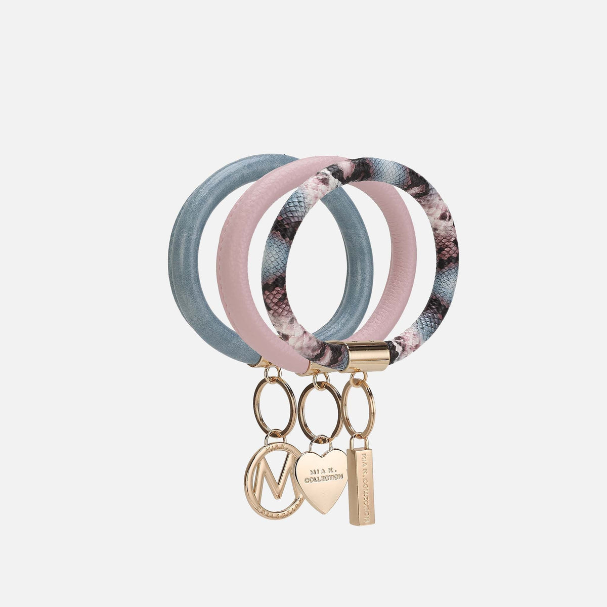 Jasmine Bangle Bracelet Keyring Set
