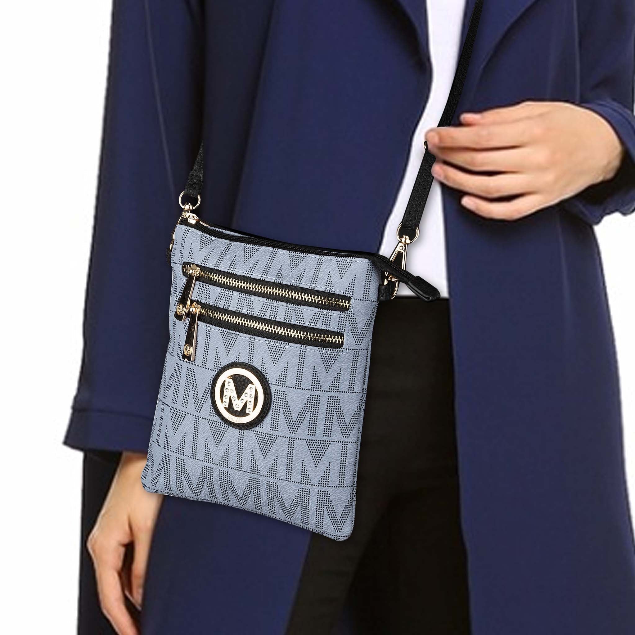 MKF Collection by Mia K. - Charley  Signature Convertible Crossbody Bag