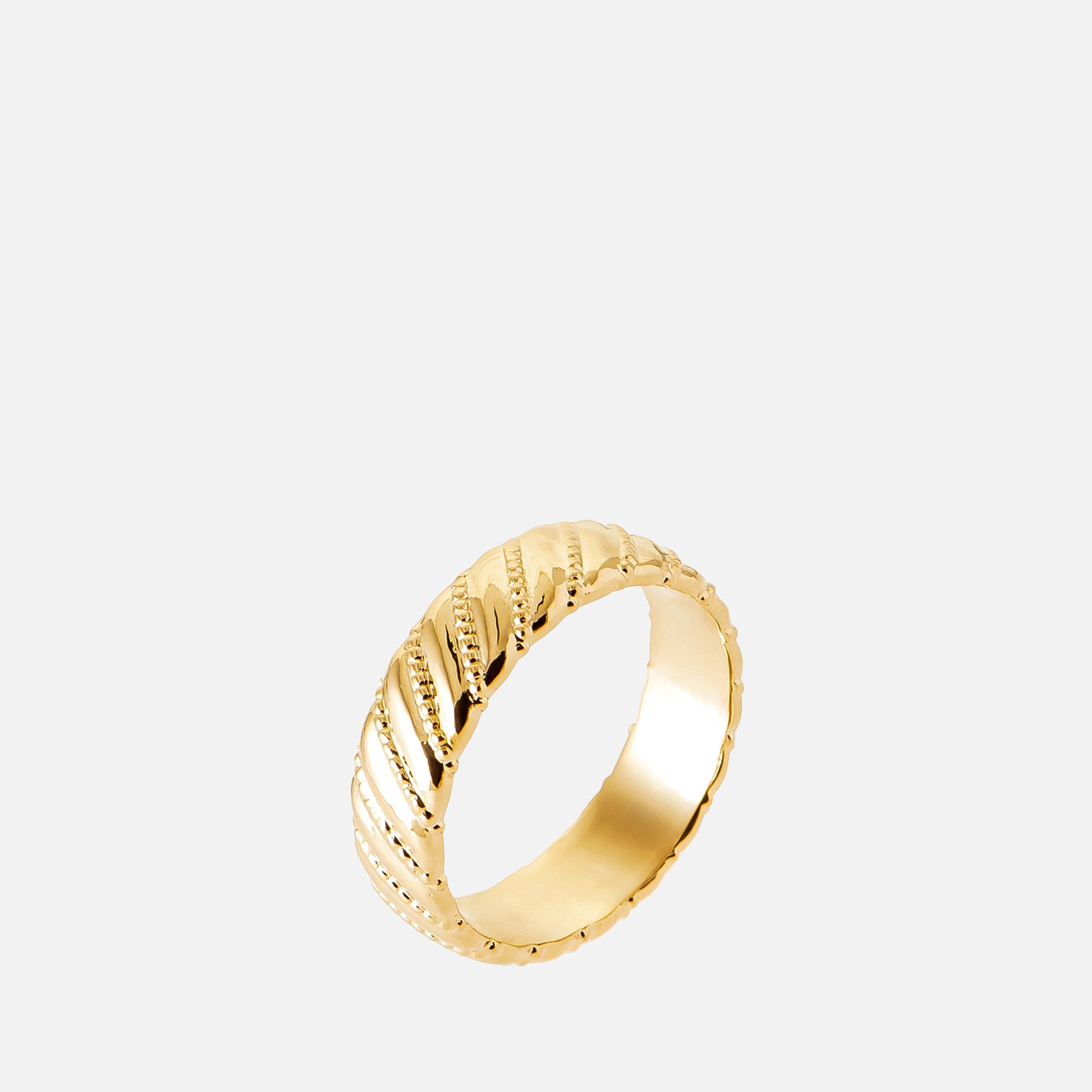 MKF Collection by Mia K. - Solstice Croissant Band Ring