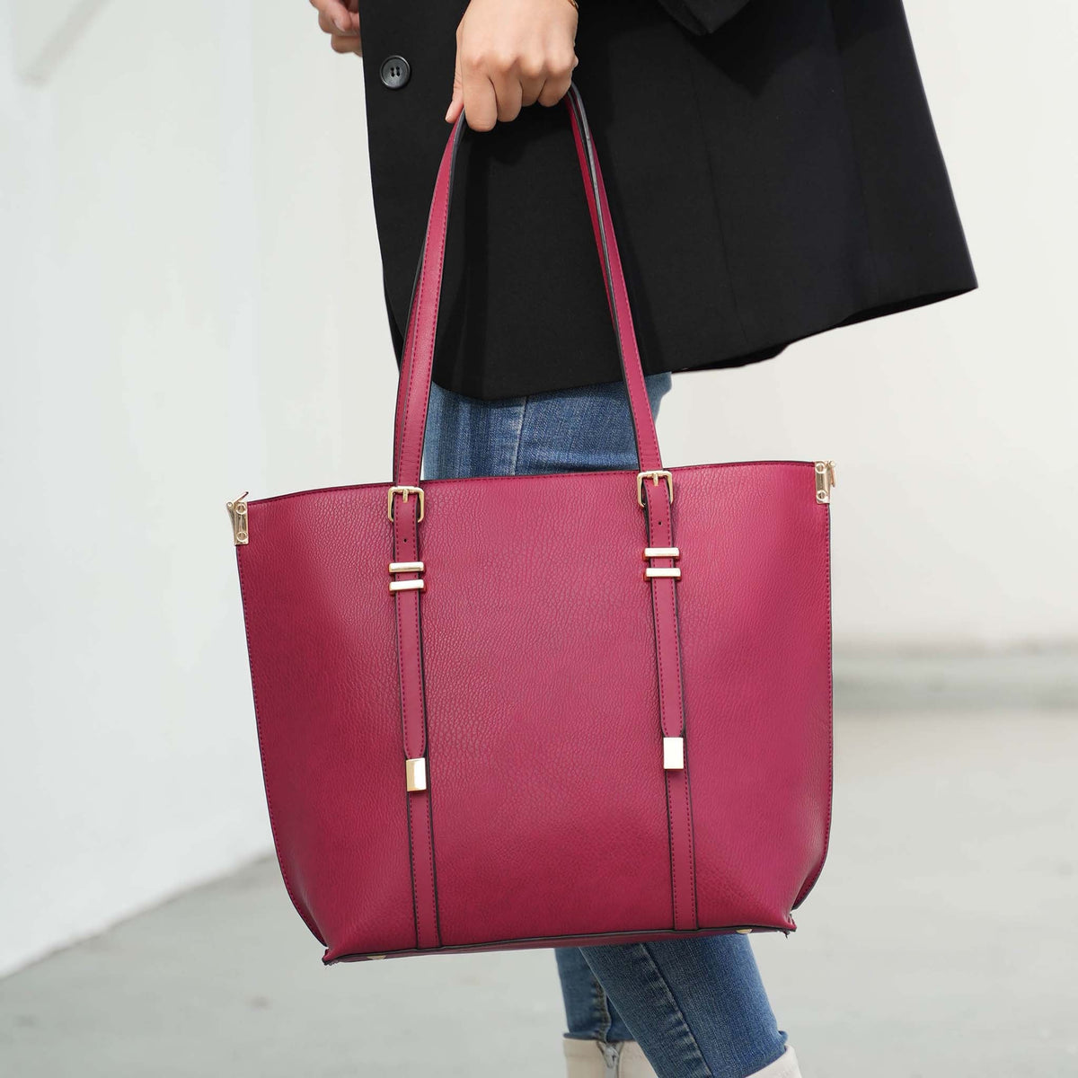 Emery Tote Bag and Wallet Set