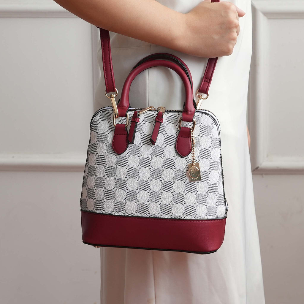 MKF Collection by Mia K. - Marjorie Circular Print Satchel Bag