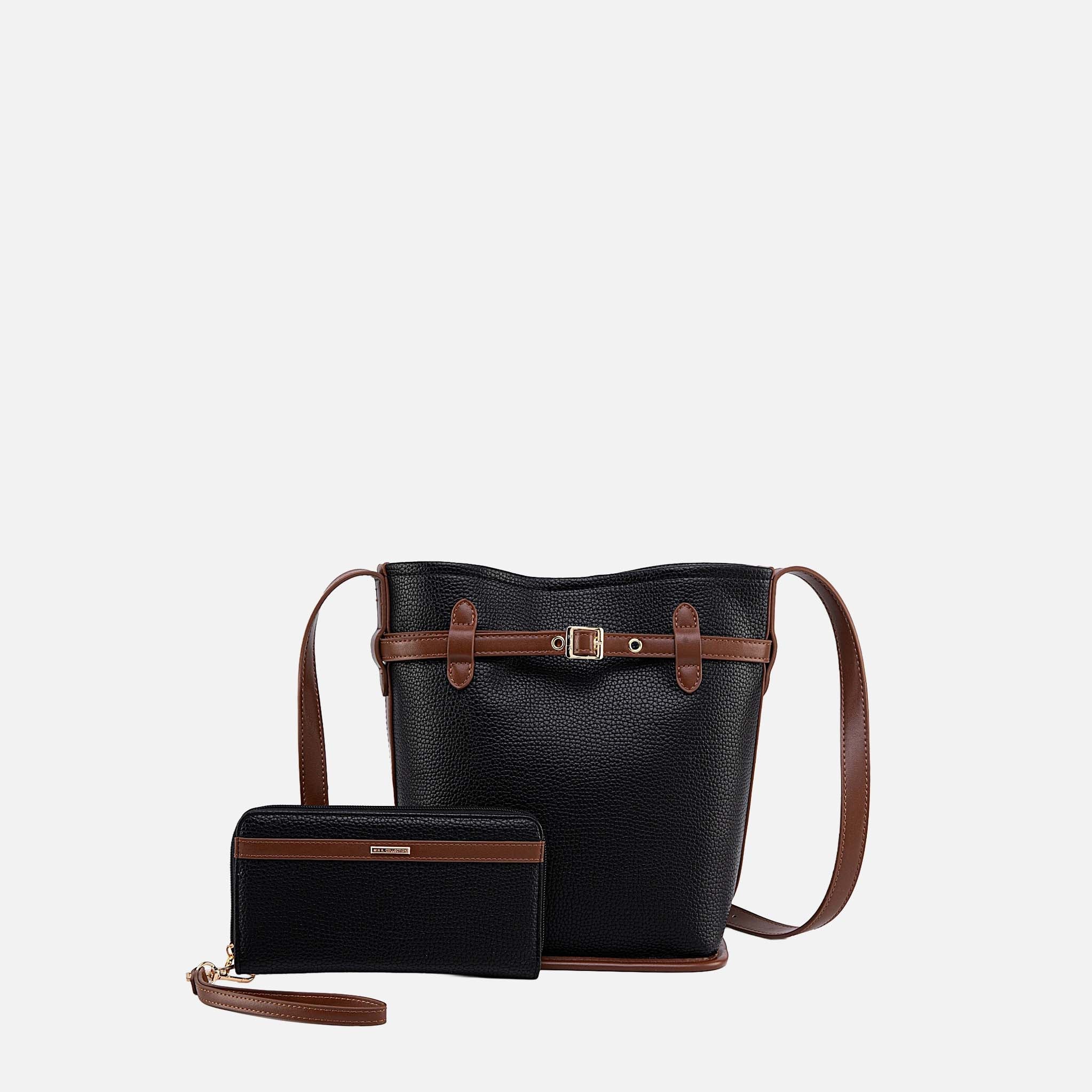 MKF Collection by Mia K. - Odette Bucket Bag with Wallet