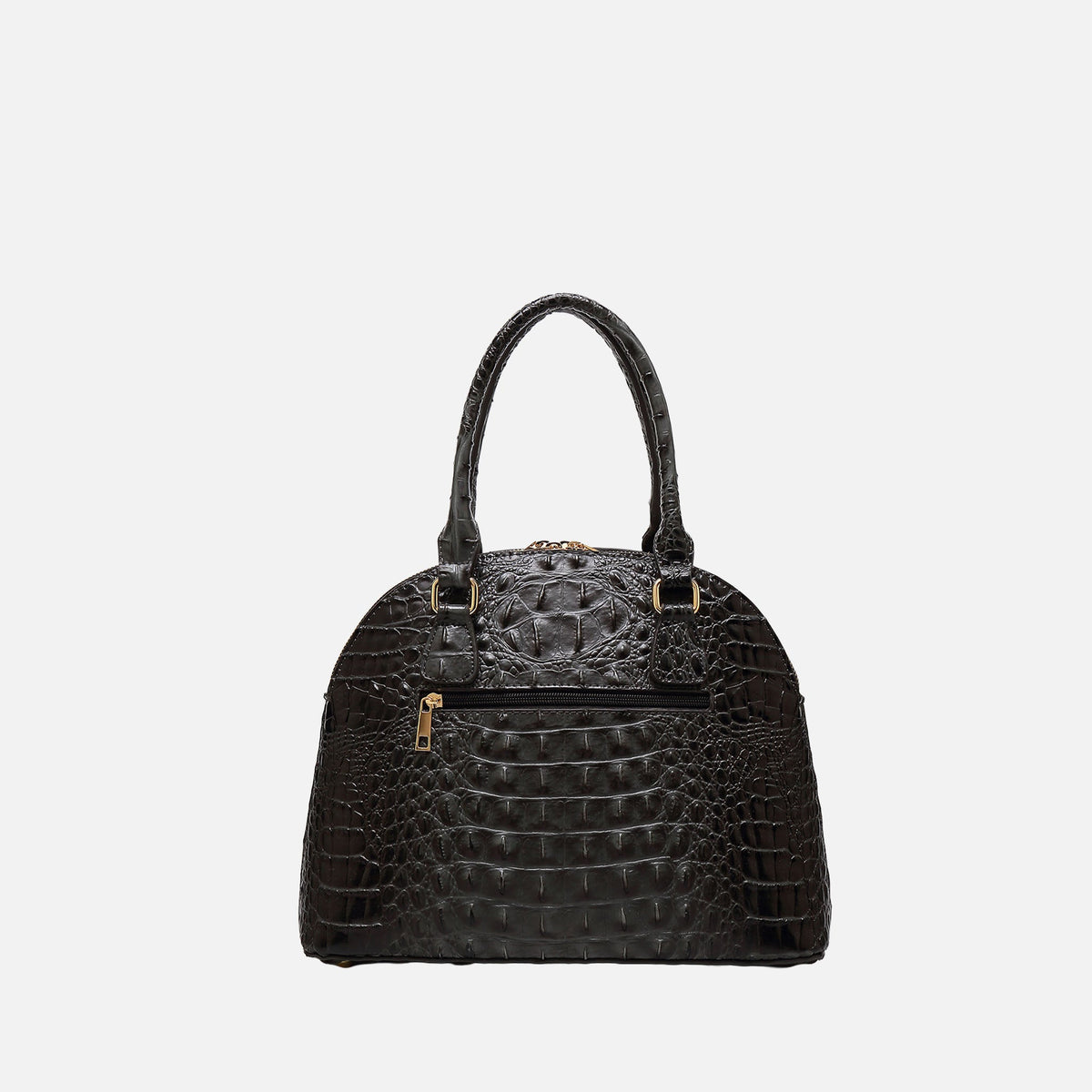 Staci Embossed Satchel Bag