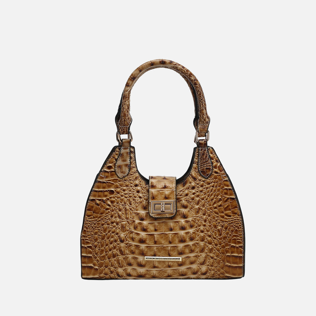 MKF Collection by Mia K. - Ava Croc Tote Bag
