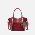 Janise Croc Tote handbag