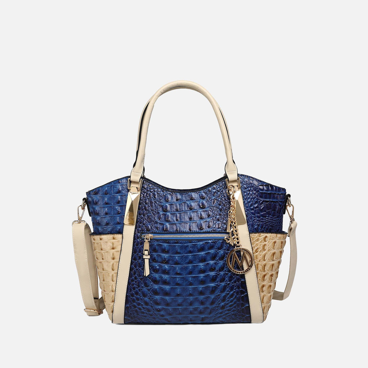 Janise Croc Tote handbag
