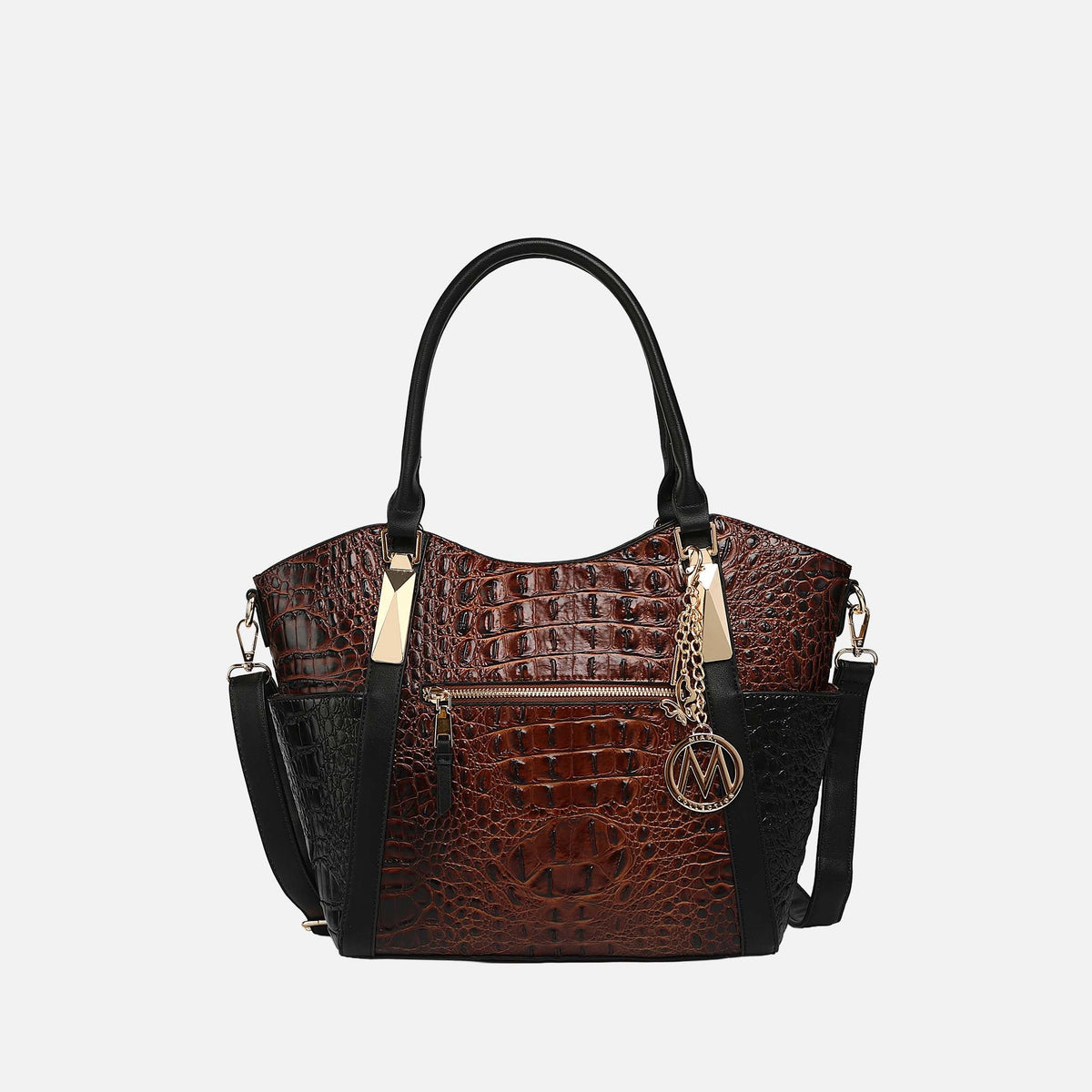 Janise Croc Tote handbag