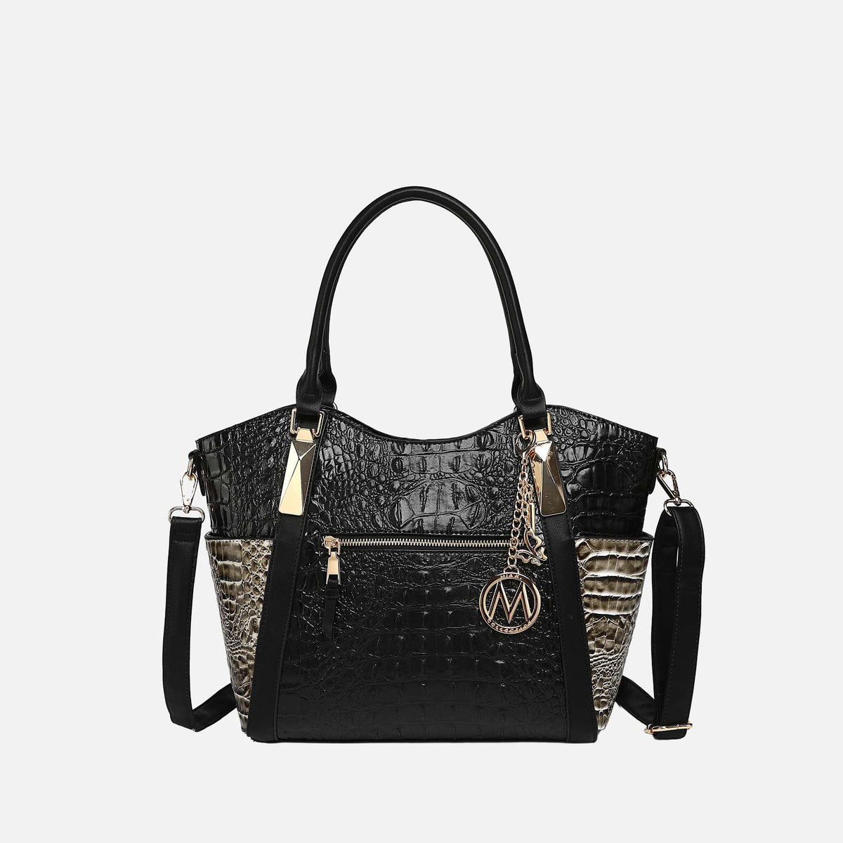 Janise Croc Tote handbag