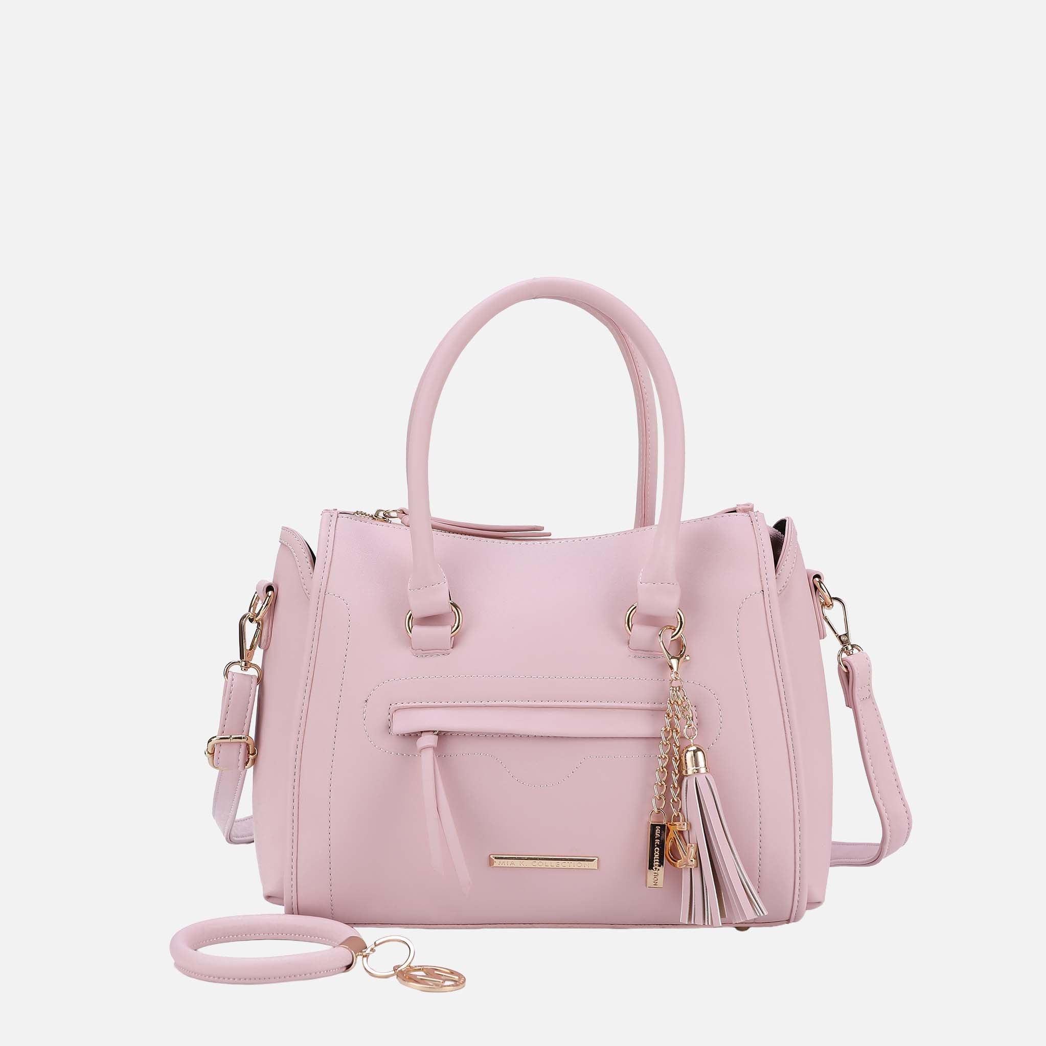 MKF Collection by Mia K. - Valeria Shoulder Bag and Bracelet Keyring