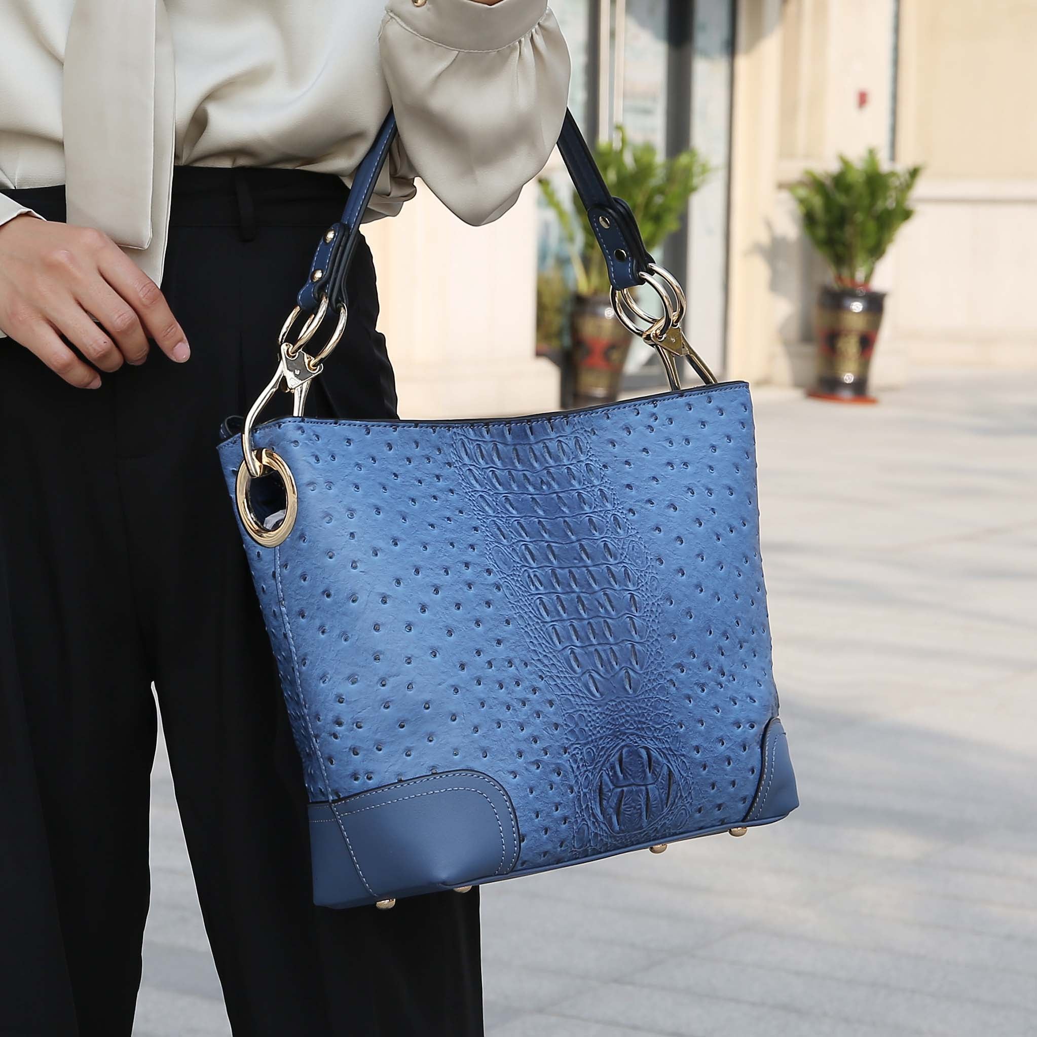 MKF Collection by Mia K. - Wandy Shoulder Bag and Wallet Set