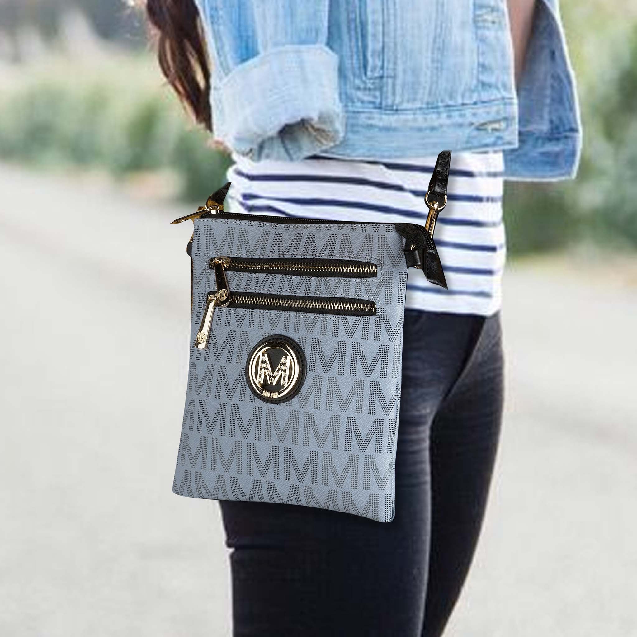 MKF Collection by Mia K. - Gaia Milan Signature Crossbody Bag