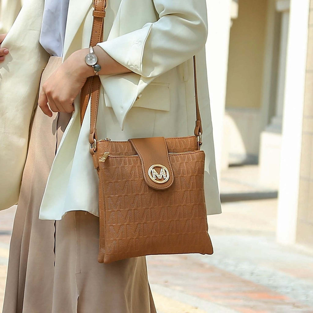 MKF Collection by Mia K. - Marietta Signature Crossbody Bag