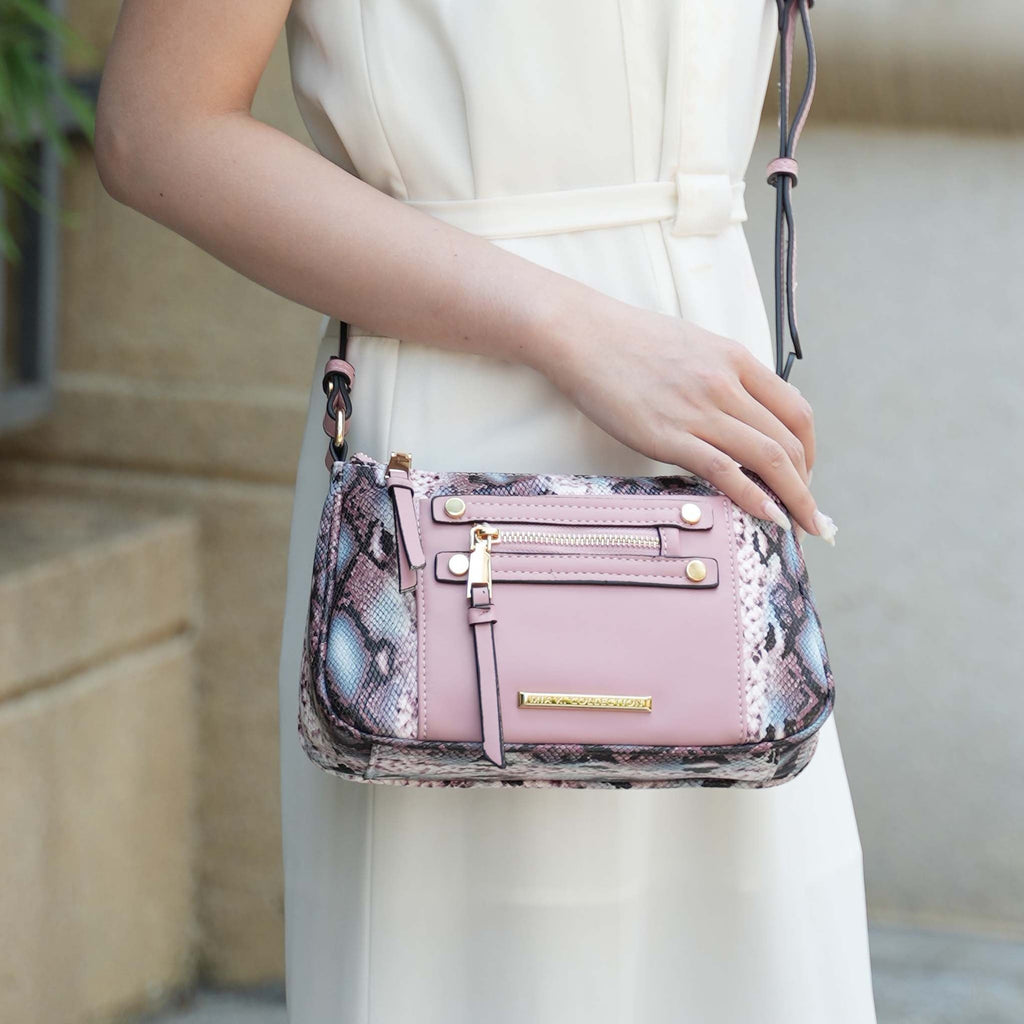 Essie Embossed Crossbody Bag