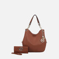 MKF Collection by Mia K. - Ashley Hobo Bag and Wallet Set
