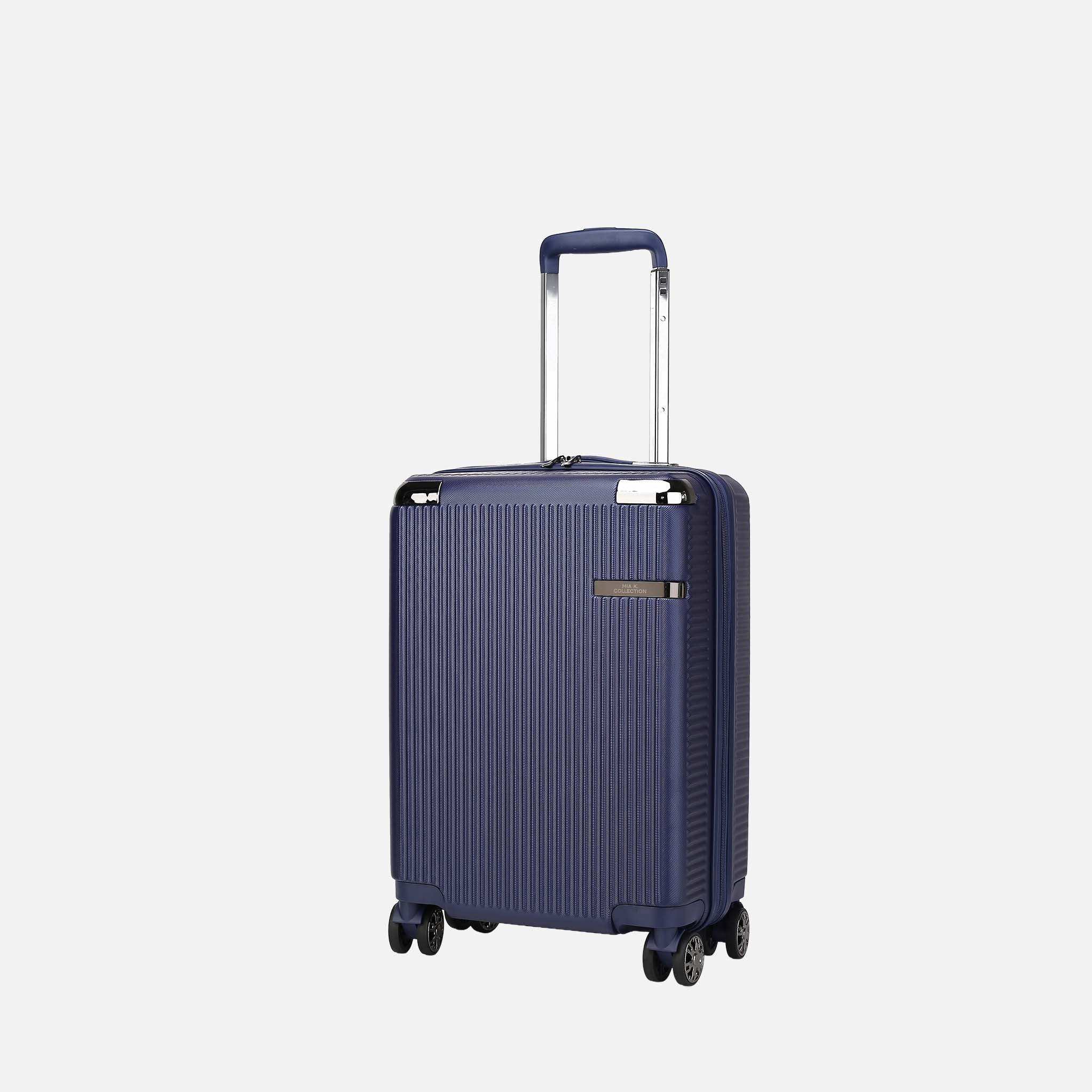 MKF Collection by Mia K. - Tulum Carry-on Roller and Cosmetic Case Set