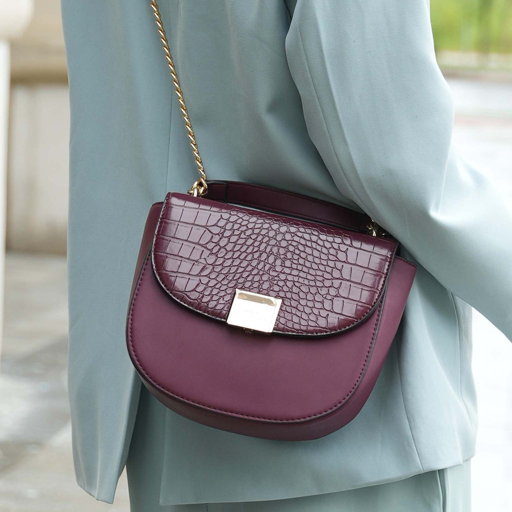 MKF Collection by Mia K. - Brooklyn Embossed Crossbody Bag