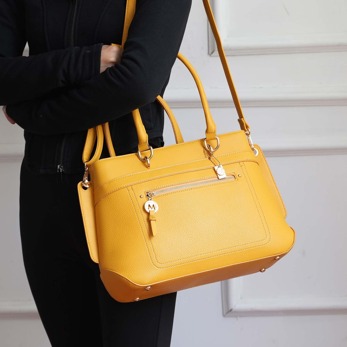 Gardenia Tote Bag and Wallet Set