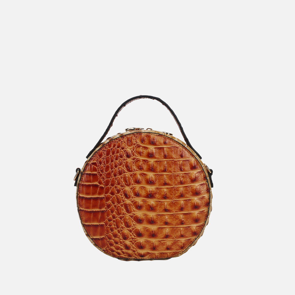 MKF Collection by Mia K. - Ynnari Croc Round Crossbody Bag