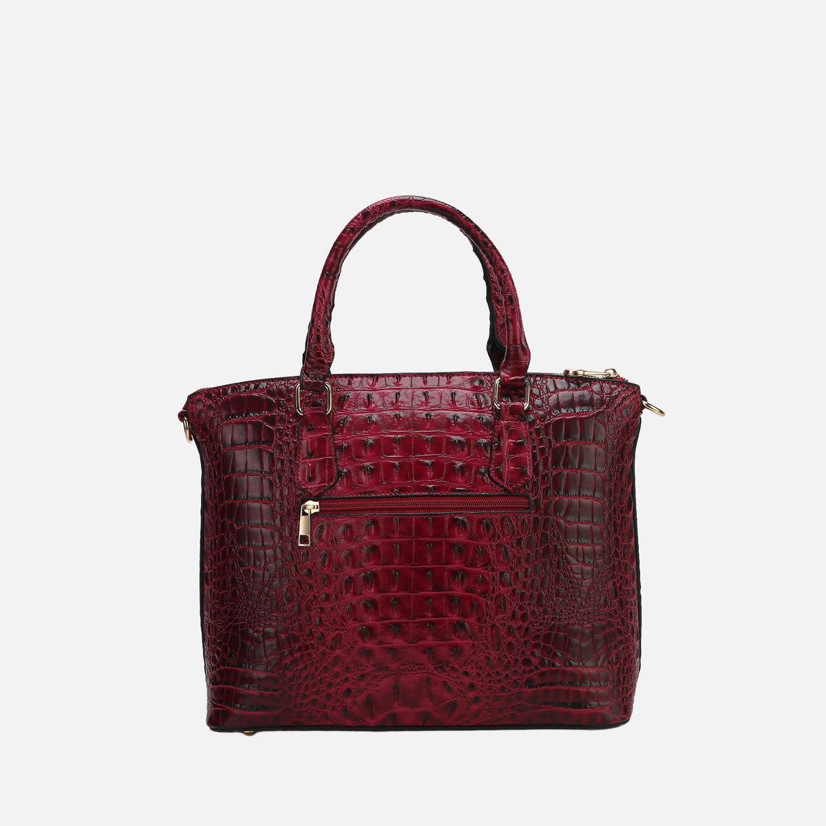 Liora Croc Embossed Tote Bag and Set
