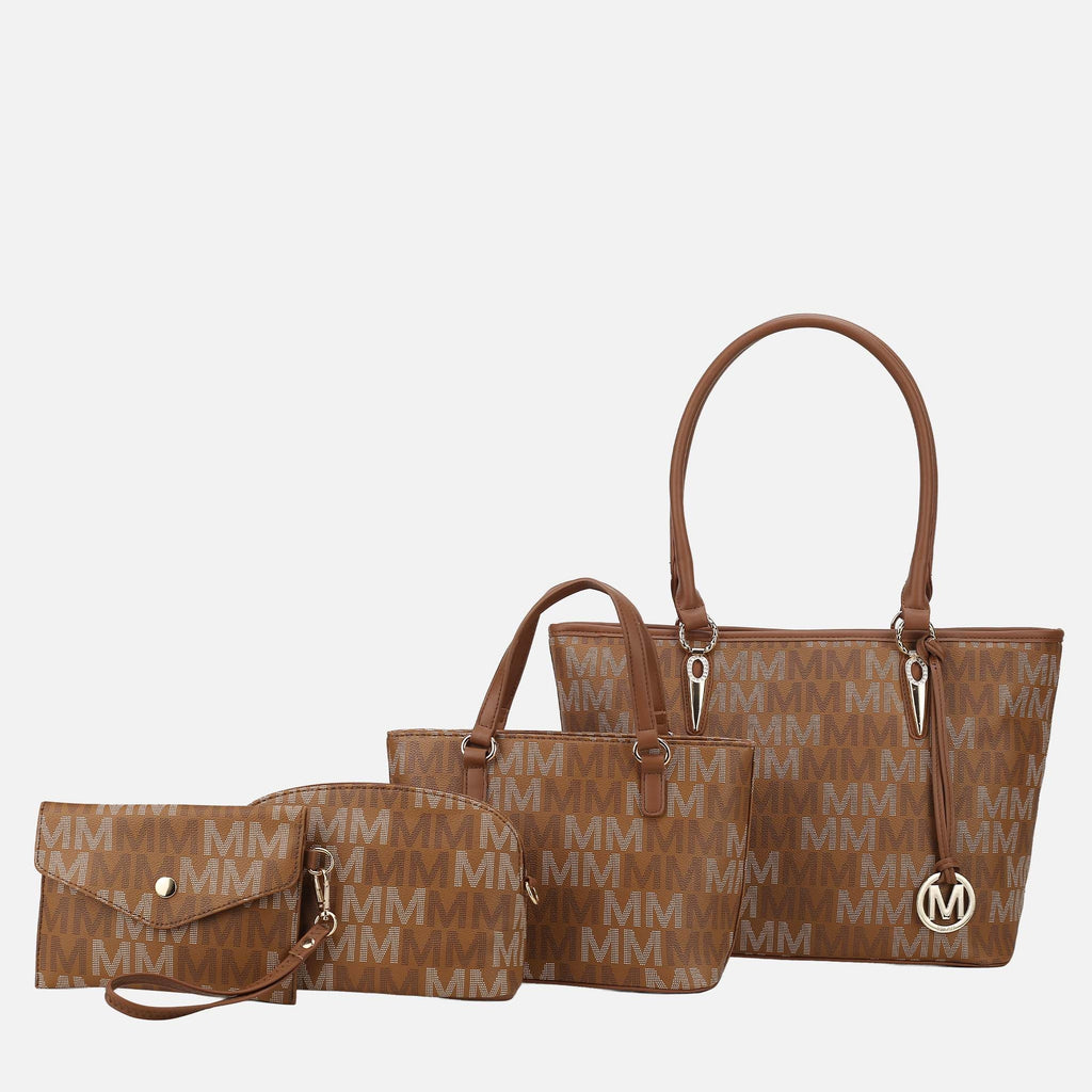MKF Collection by Mia K. - Alexy Signature Tote Bag and Set