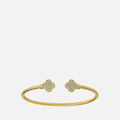 Pave Clover Cuff