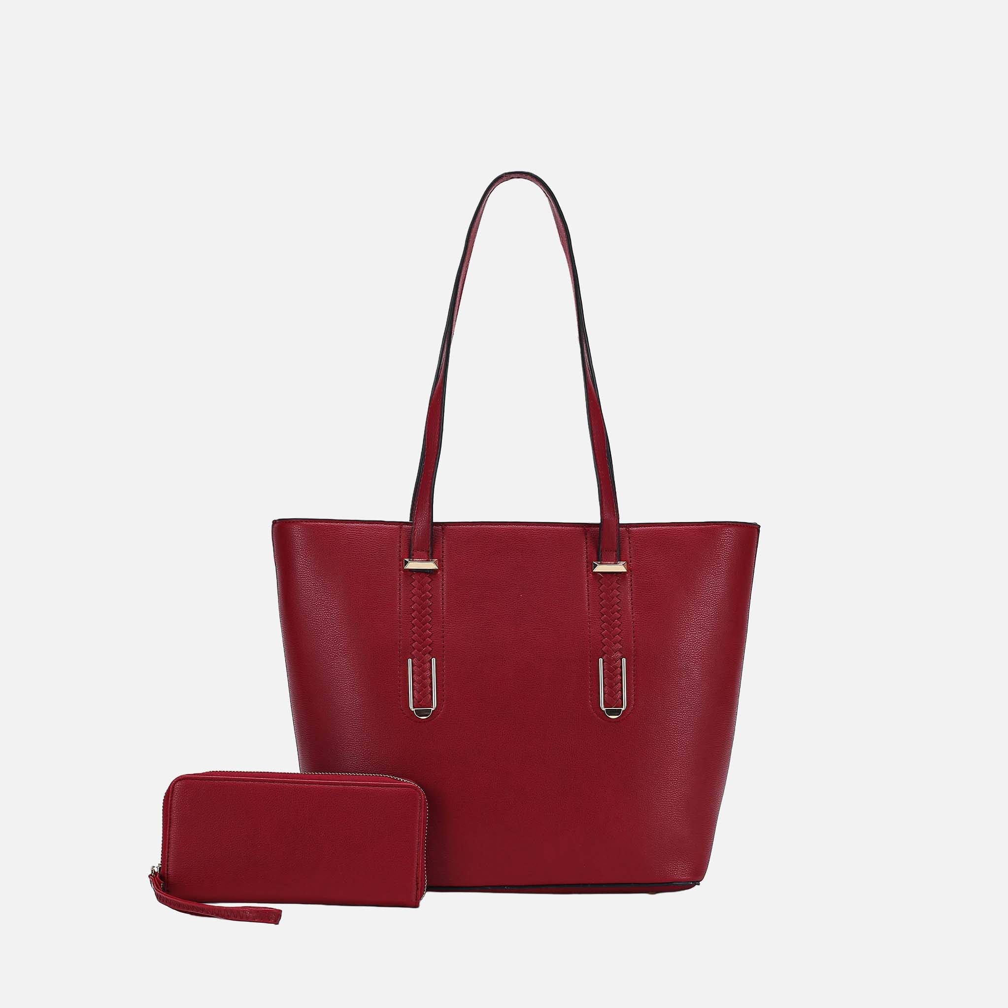 MKF Collection by Mia K. - Mina Tote Bag and Wallet Set