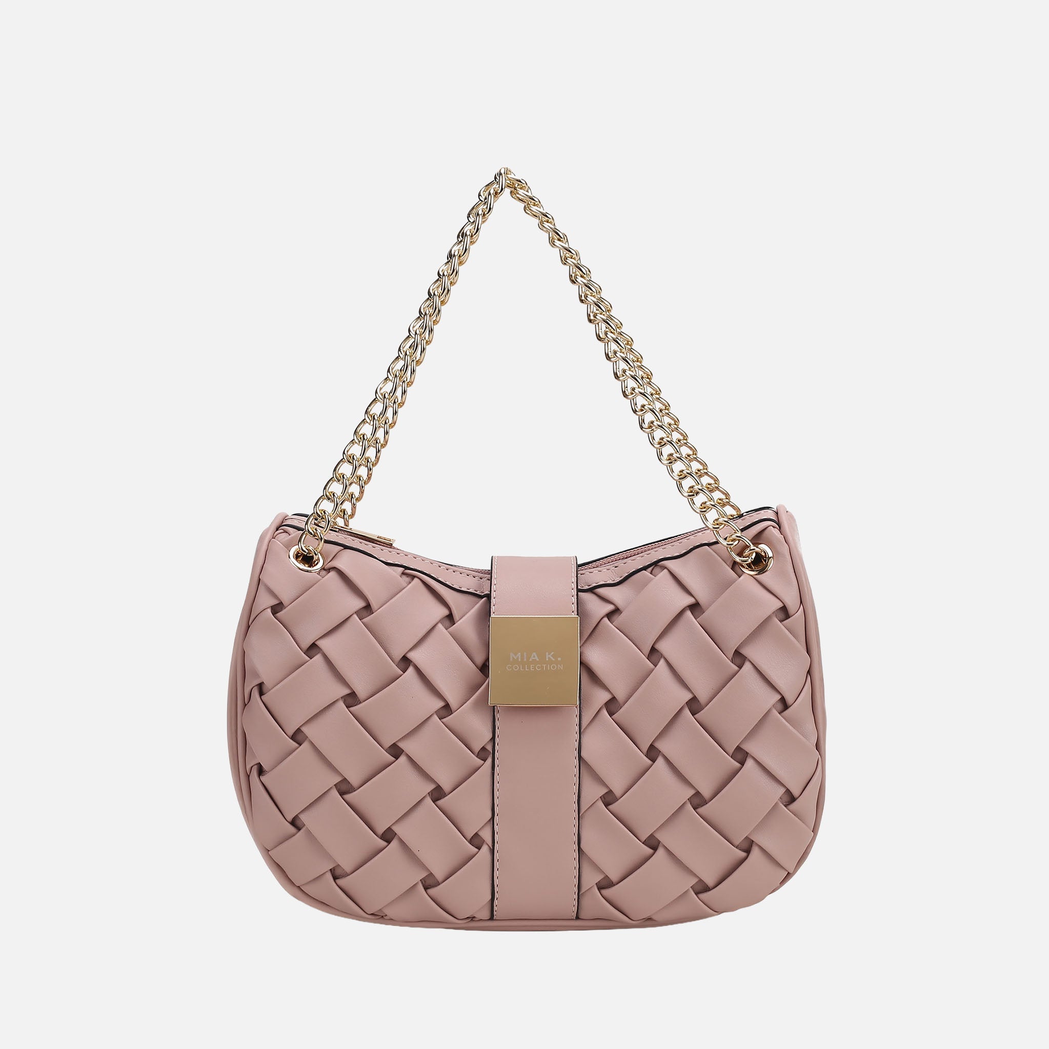 MKF Collection by Mia K. - Solari Braided Chain Shoulder Bag