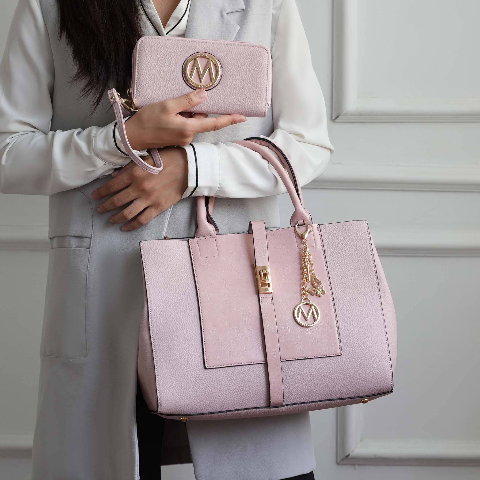 MKF Collection by Mia K. - Yola Shoulder Bag and Wallet Set