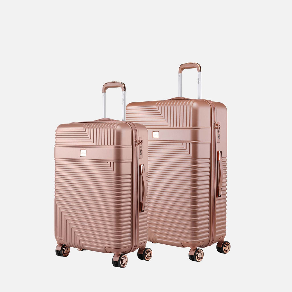 MKF Collection by Mia K. - Mykonos Spinner Luggage Set - Large and X-Large