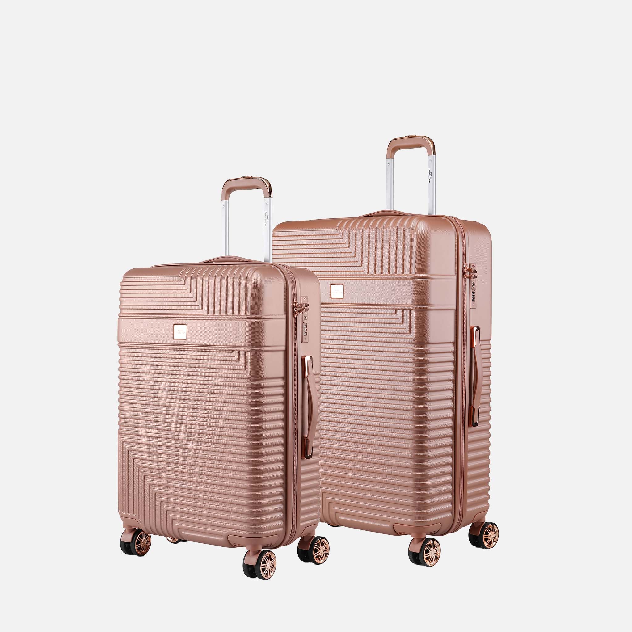 MKF Collection by Mia K. - Mykonos Spinner Luggage Set - Large and X-Large