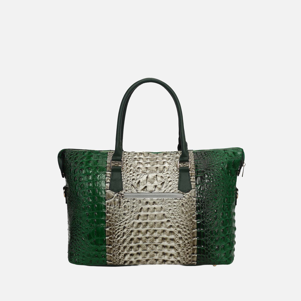 Raven Croc Embossed Duffel Bag