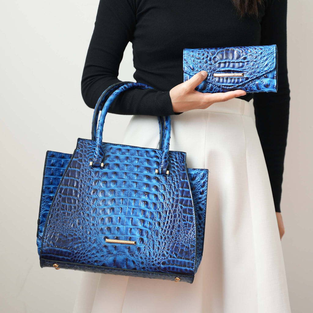 Viridiana Croc Tote Bag and Set