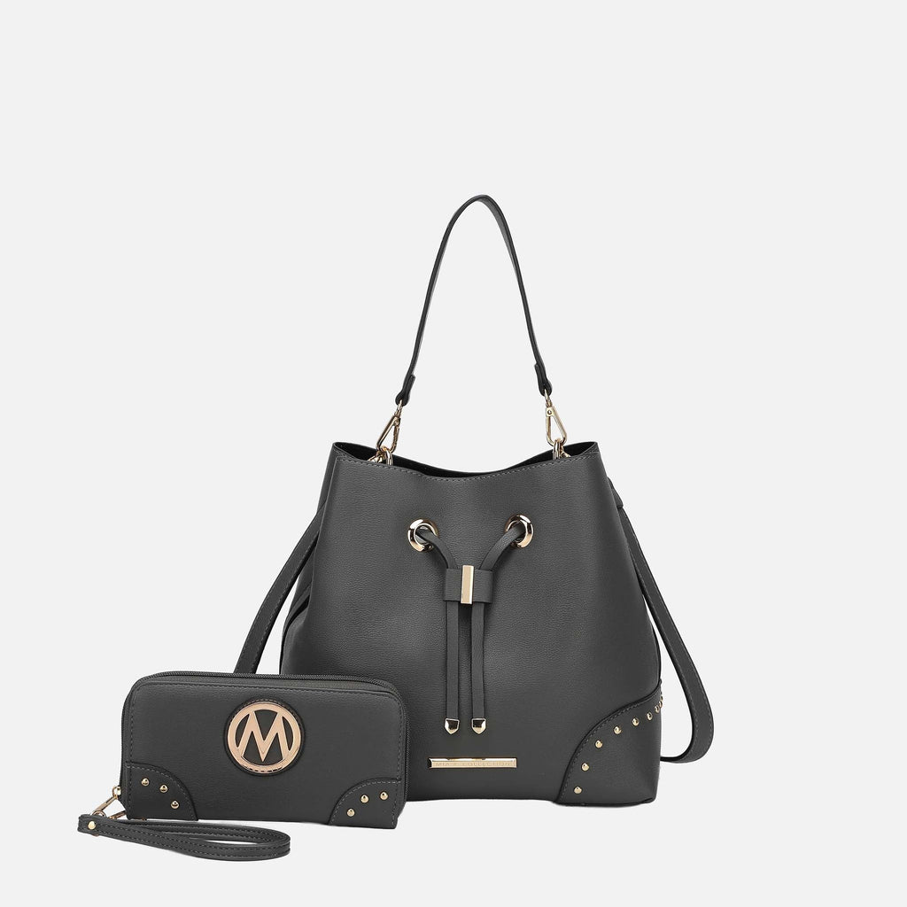 MKF Collection by Mia K. - Callie Bucket Bag and Wallet Set
