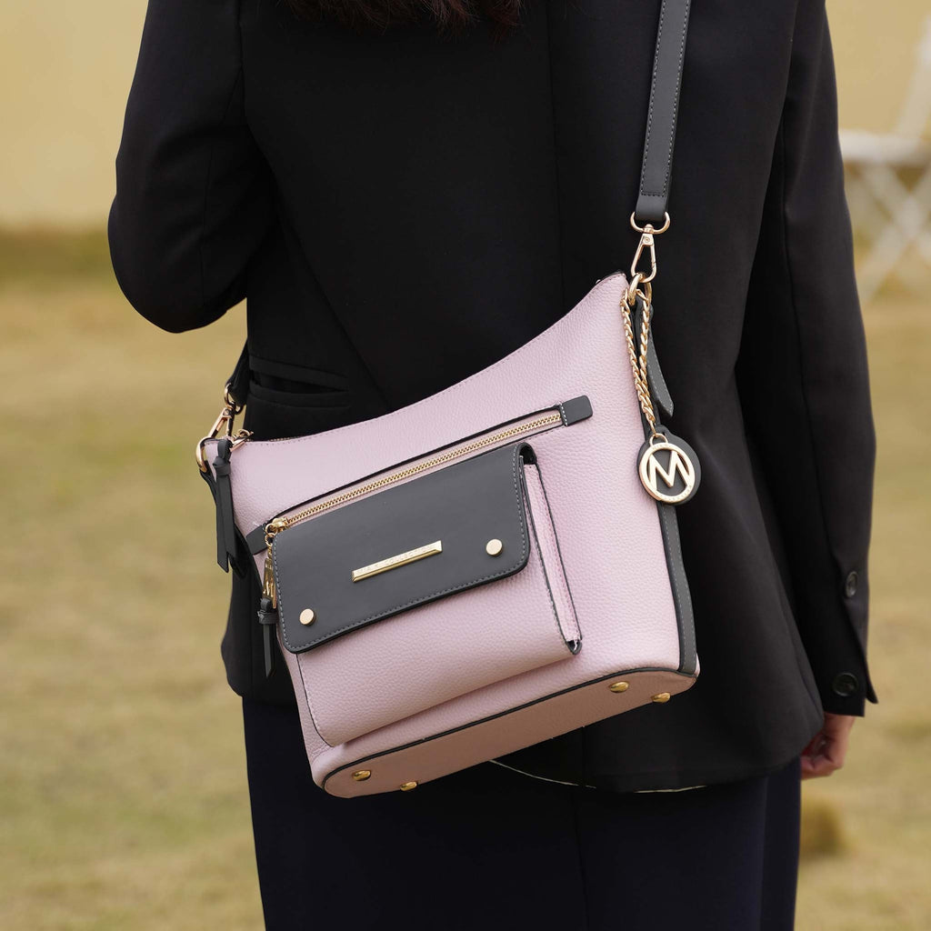 MKF Collection by Mia K. - Serenity Color Block Shoulder Bag