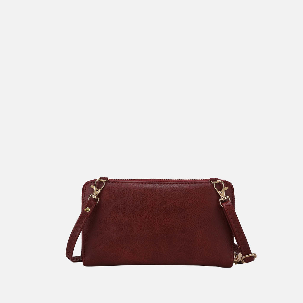 Kiara Printed Flag Phone Crossbody Bag