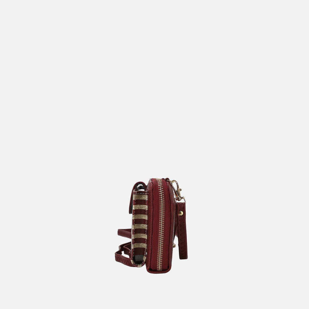 Kiara Printed Flag Phone Crossbody Bag