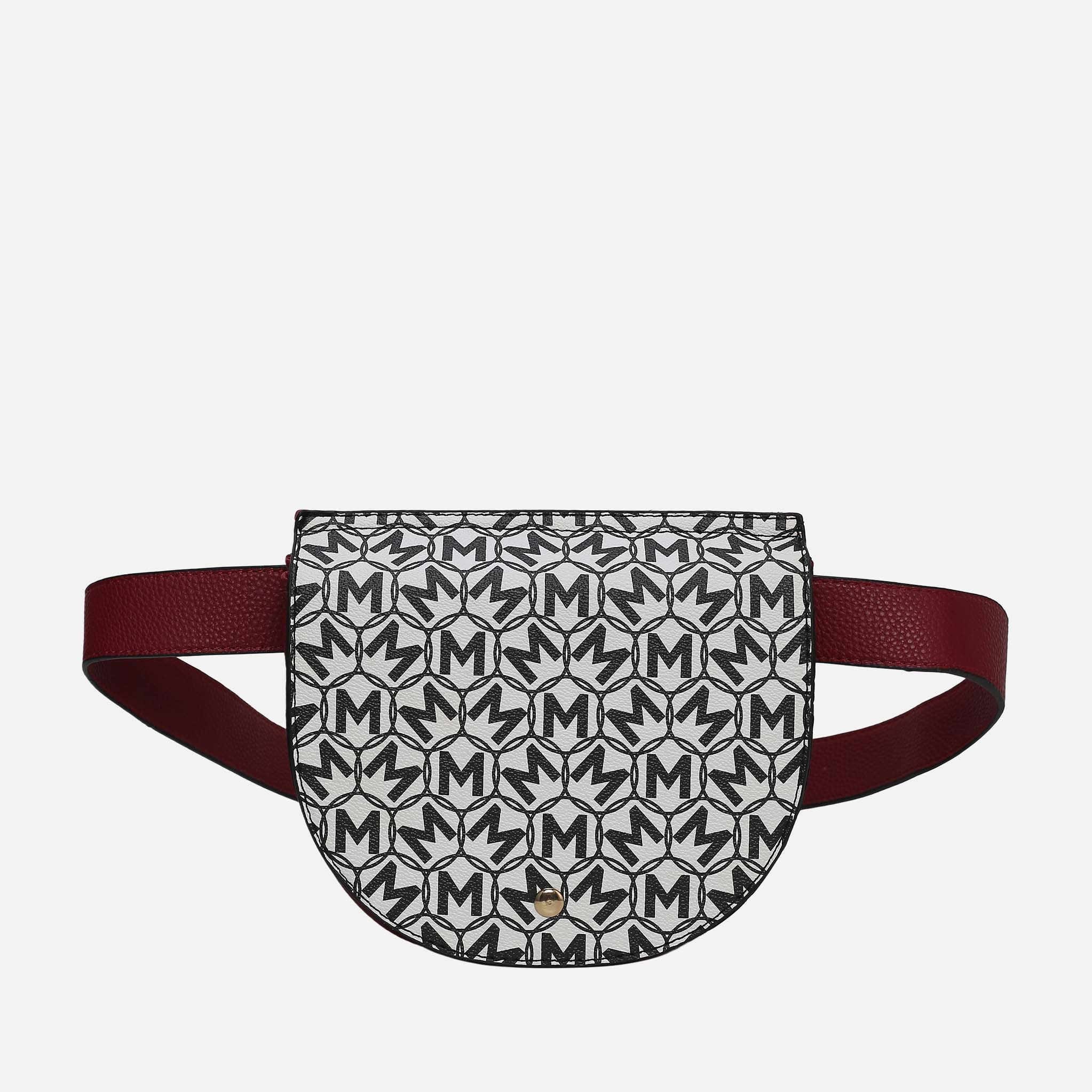 MKF Collection by Mia K. - Daksha Monogram Belt Waist Bag