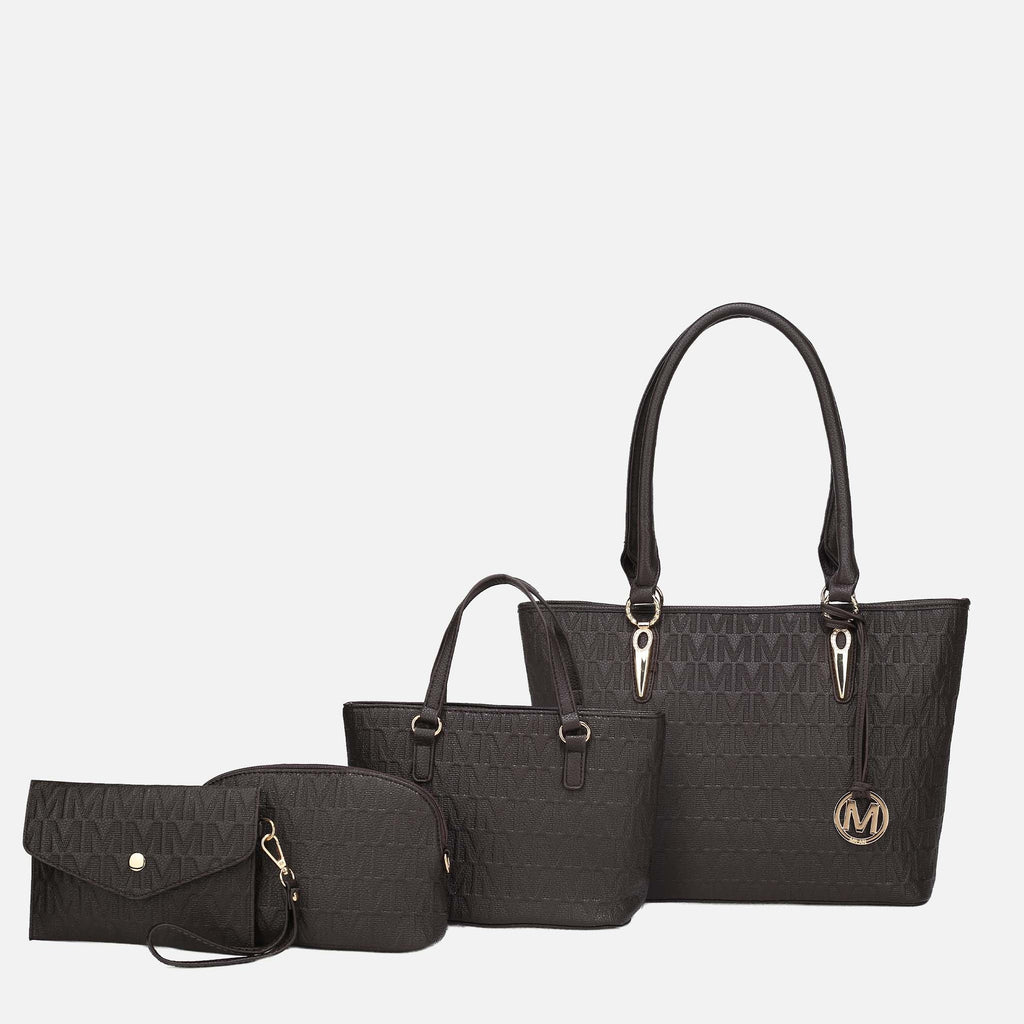 MKF Collection by Mia K. - Edelyn Signature Tote Bag and Set