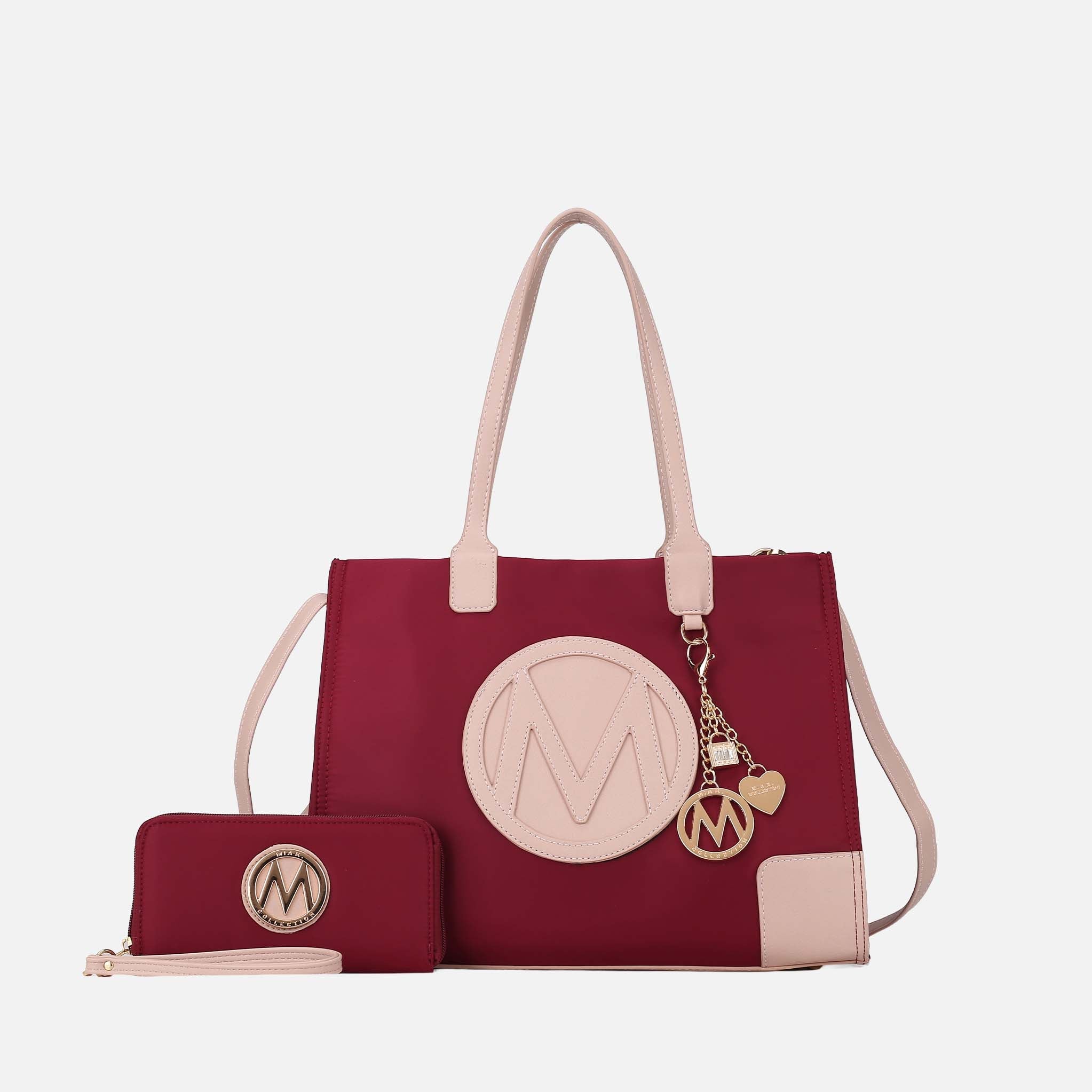 MKF Collection by Mia K. - Louise Tote Bag and Wallet Set