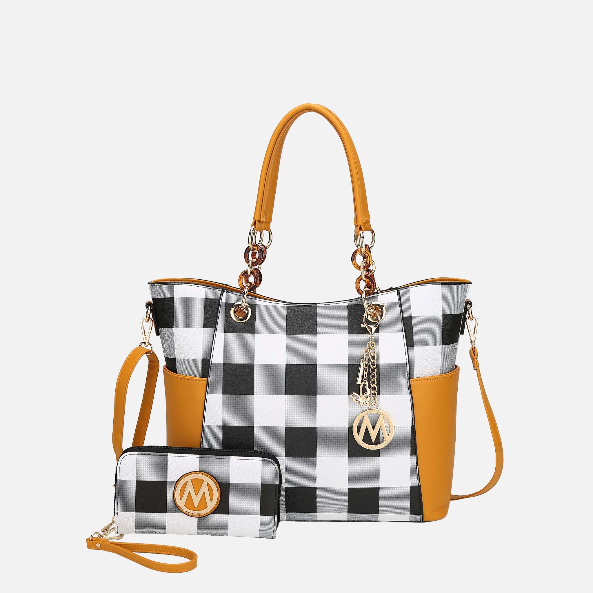 MKF Collection by Mia K. - Bonita Tote Bag and Wallet Set