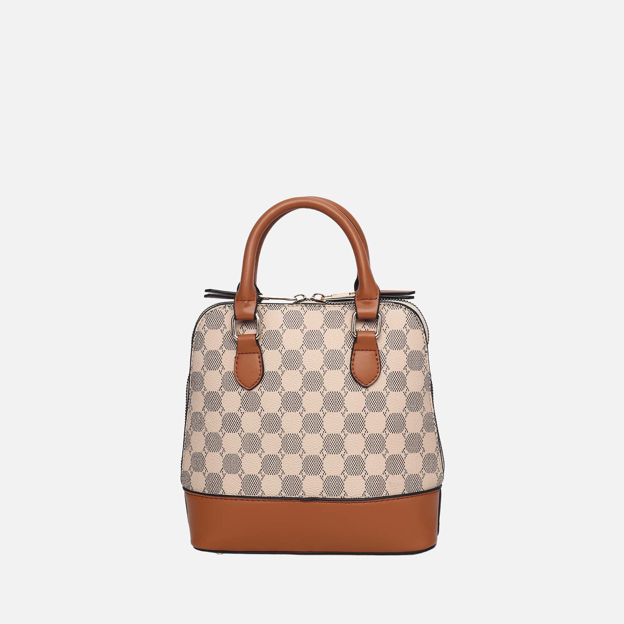 MKF Collection by Mia K. - Marjorie Circular Print Satchel Bag