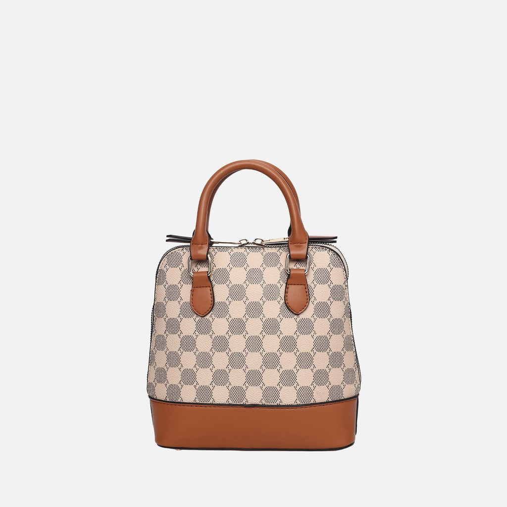 Marjorie Circular Print Satchel Bag