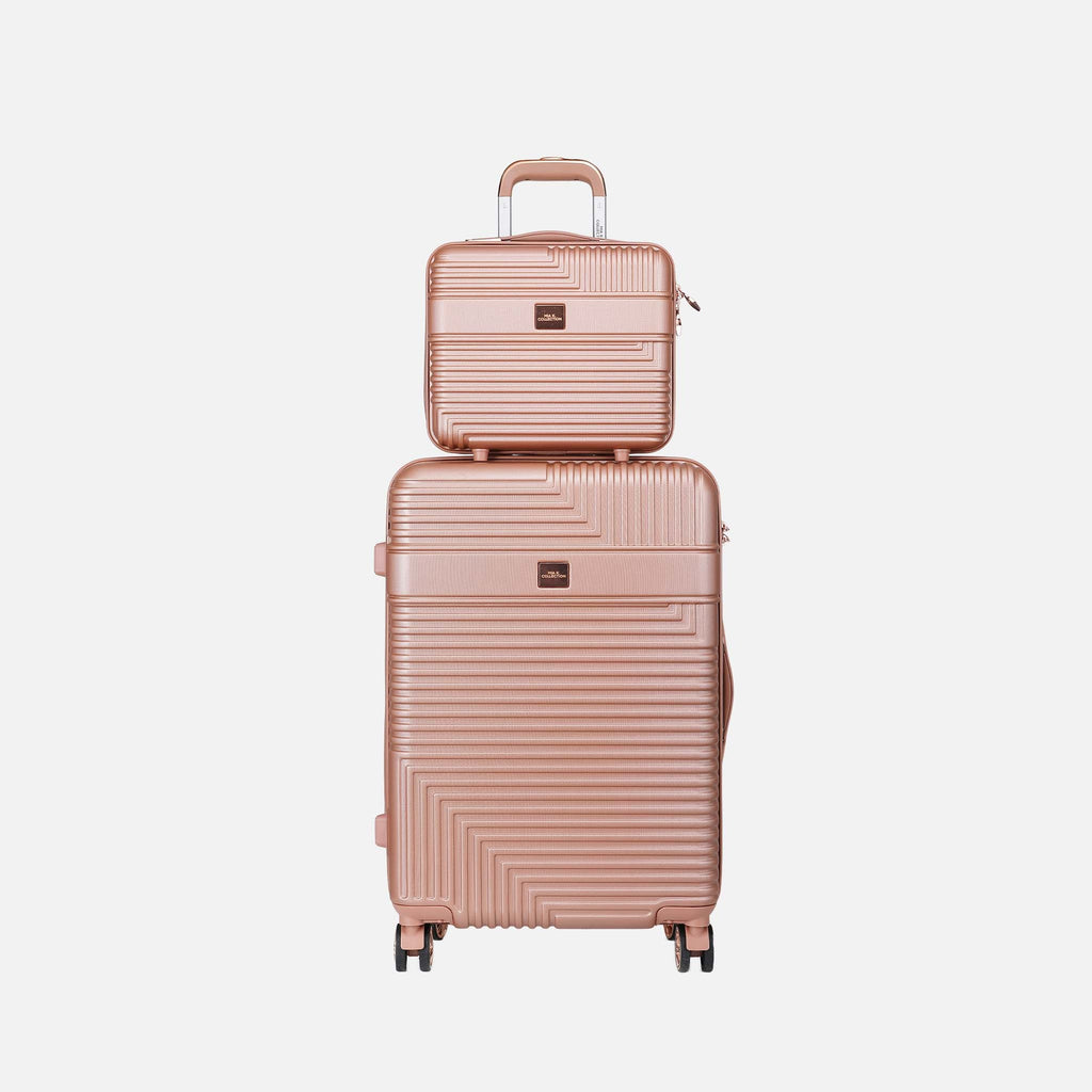 MKF Collection by Mia K. - Mykonos Carry-on Roller and Cosmetic Case Set