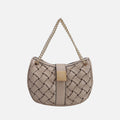 MKF Collection by Mia K. - Solari Braided Chain Shoulder Bag