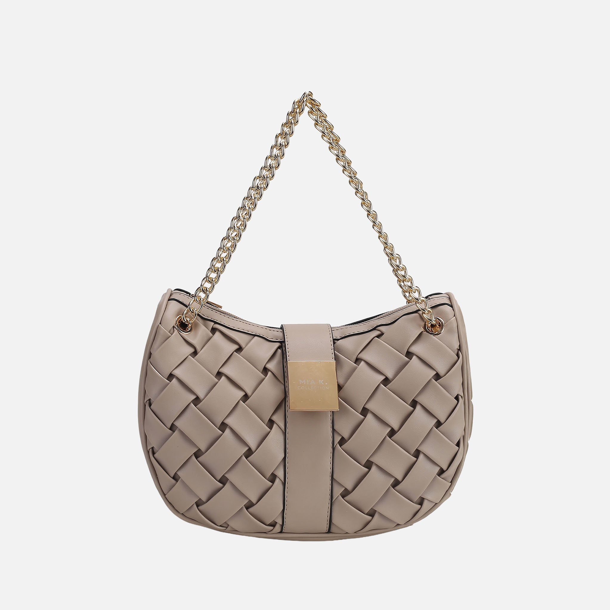 MKF Collection by Mia K. - Solari Braided Chain Shoulder Bag