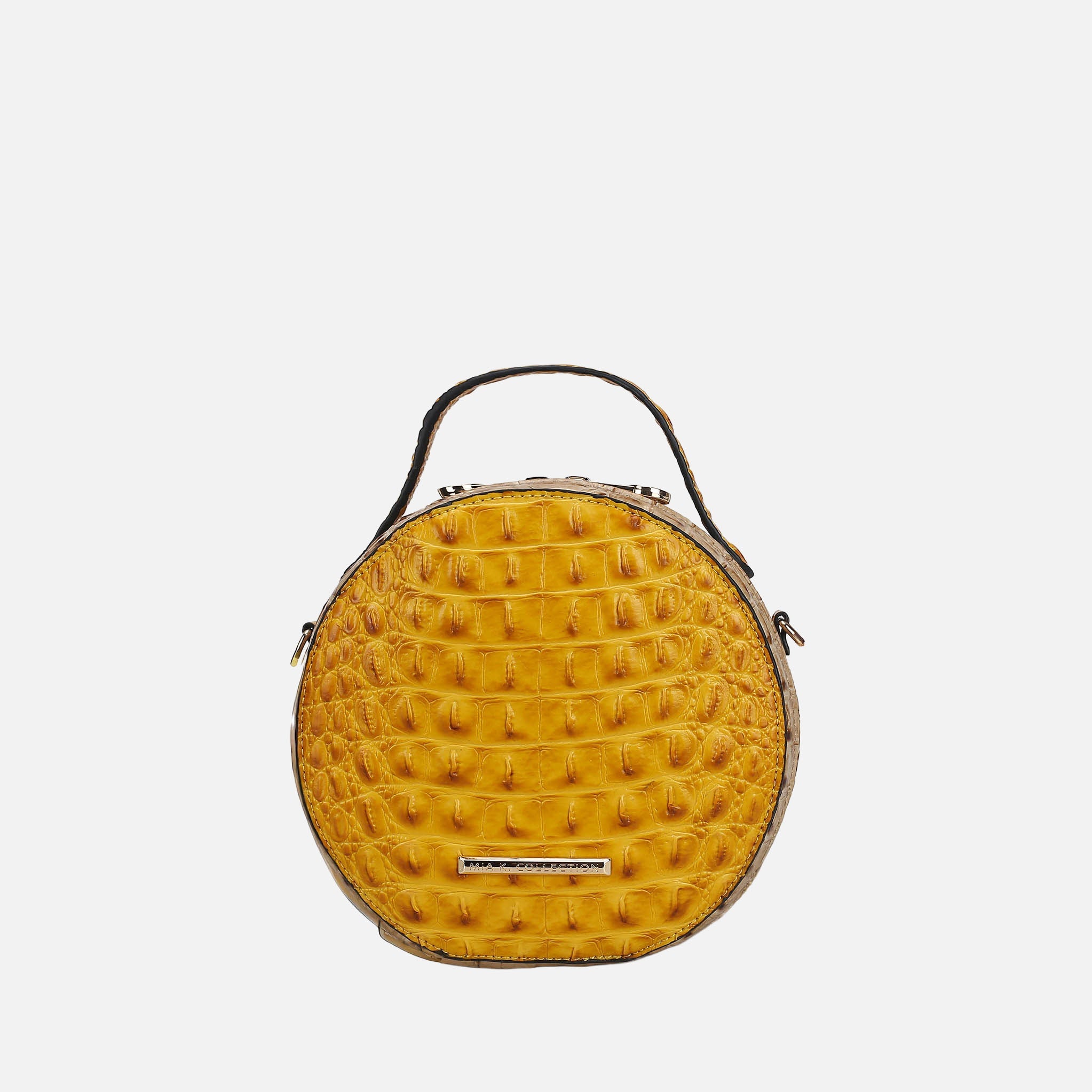 MKF Collection by Mia K. - Ynnari Croc Round Crossbody Bag