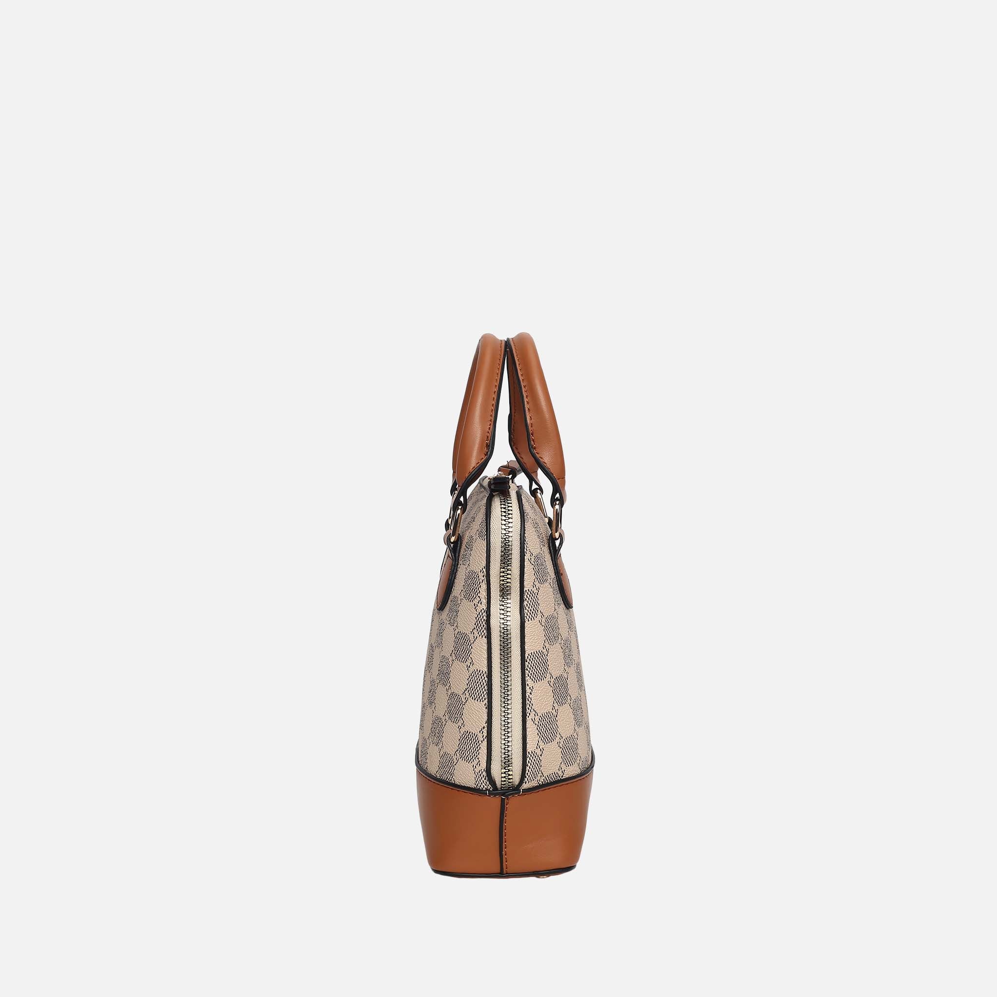 MKF Collection by Mia K. - Marjorie Circular Print Satchel Bag