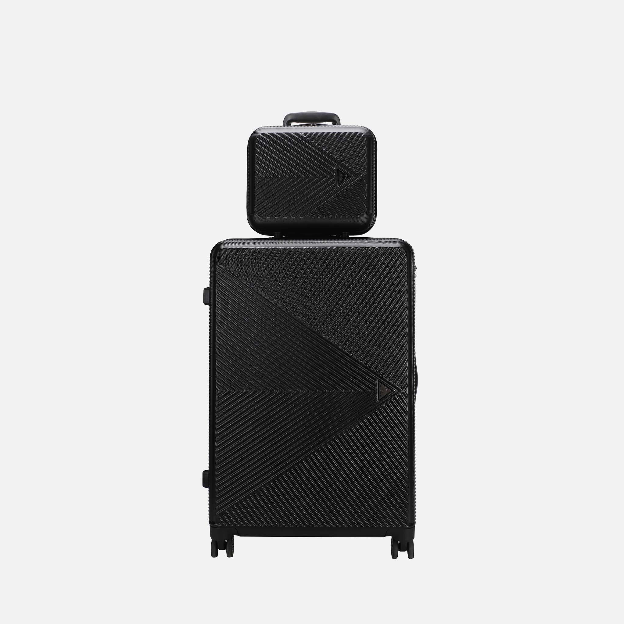 MKF Collection by Mia K. - Felicity Carry-on Roller and Cosmetic Case Set